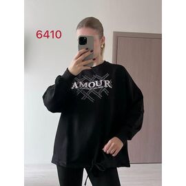 Фотография Свитер женский 6410 black р.46-52 "FSN" недорого оптом от прямого поставщика