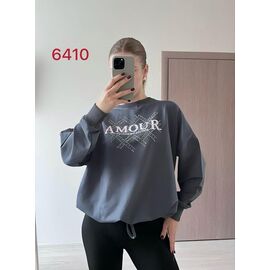 Фотография Свитер женский 6410 grey р.46-52 "FSN" недорого оптом от прямого поставщика