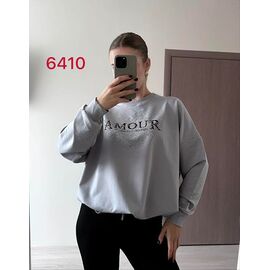 Фотография Свитер женский 6410 l.grey р.46-52 "FSN" недорого оптом от прямого поставщика