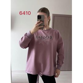 Фотография Свитер женский 6410 lilac р.46-52 "FSN" недорого оптом от прямого поставщика