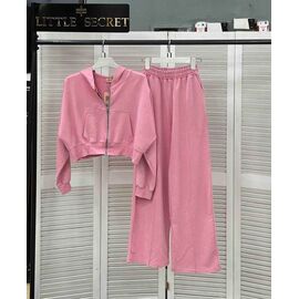 Фотография Костюм спортивный женский тёплый 2840 pink р.S-L "Little Secret" недорого оптом от прямого поставщика
