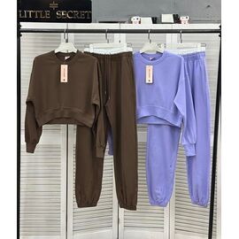Фотография Костюм спортивный женский тёплый 400255 l.blue р.S-L "Little Secret" недорого оптом от прямого поставщика