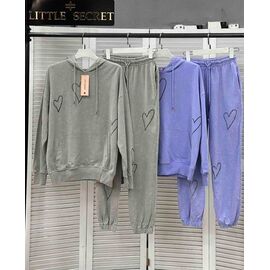 Фотография Костюм спортивный женский тёплый 400268 lilac р.S-L "Little Secret" недорого оптом от прямого поставщика