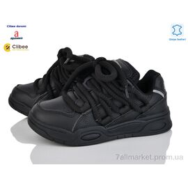Кросівки дитячі модні Весна/осінь C11157-0 black (8 пар р.32-37) "Clibee-Doremi" недорого оптом від прямого постачальника