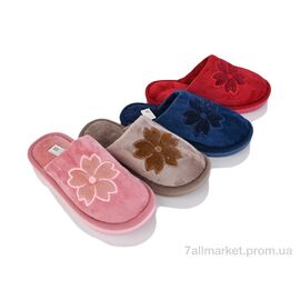 Тапки жіночі для будинку Весна/осінь WF6040 mix (12 пар р.36-41) "Deshman" недорого оптом від прямого постачальника