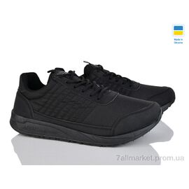 Фотография Кроссовки мужские модные Весна/осень Прогрес М4024 чорний (6 пар р.41-46) "Progress" недорого оптом от прямого поставщика