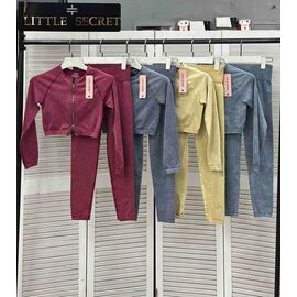 Фотография Костюм спортивный женский тёплый JJ112 grey р.S-L "Little Secret" недорого оптом от прямого поставщика