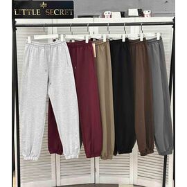 Фотография Штаны спортивные женские 500128 wine р.S-L "Little Secret" недорого оптом от прямого поставщика