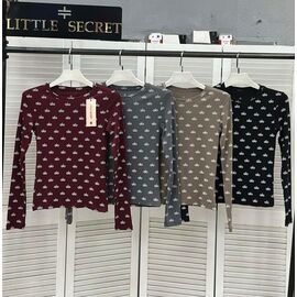 Светр жіночий 500203 wine р.S-L "Little Secret" недорого оптом від прямого постачальника