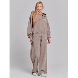 Фотография Костюм спортивный женский тёплый 500209 beige р.S-L "Little Secret" недорого оптом от прямого поставщика