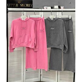 Фотография Костюм спортивный женский тёплый 500209 grey р.S-L "Little Secret" недорого оптом от прямого поставщика