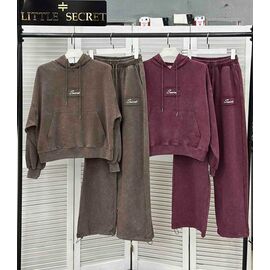Фотография Костюм спортивный женский тёплый 500209 wine р.S-L "Little Secret" недорого оптом от прямого поставщика