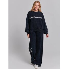 Фотография Костюм спортивный женский тёплый 500212 black р.S-L "Little Secret" недорого оптом от прямого поставщика