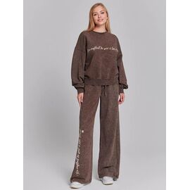 Фотография Костюм спортивный женский тёплый 500212 brown р.S-L "Little Secret" недорого оптом от прямого поставщика