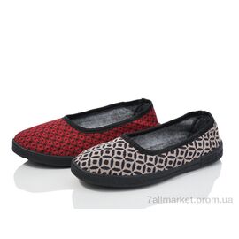 Тапки жіночі для будинку Весна/осінь Лодочка Харків mix (7 пар р.36-40) "Lot Shoes" недорого оптом від прямого постачальника