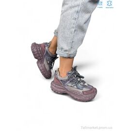 Кросівки жіночі модні Весна/осінь BA1001-1 purple (8 пар р.36-40) "S.Sofi.S" недорого оптом від прямого постачальника
