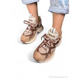 Кросівки жіночі модні Весна/осінь BA1002-1 l.brown (8 пар р.36-40) "S.Sofi.S" недорого оптом від прямого постачальника
