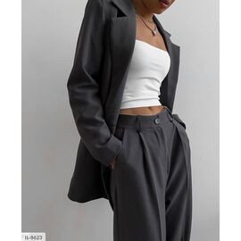 Костюм двійка жіночий піджак та штани р.S-M;M-L "ANNVER" купити недорого від прямого постачальника