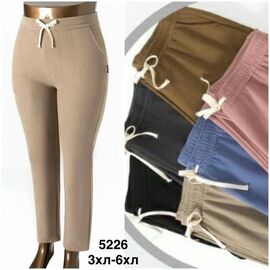 Фотография Штаны спортивные женские 5226 mix р.44-52 "WELL" недорого оптом от прямого поставщика