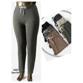 Фотография Штаны спортивные женские 5257 mix р.44-54 "WELL" недорого оптом от прямого поставщика