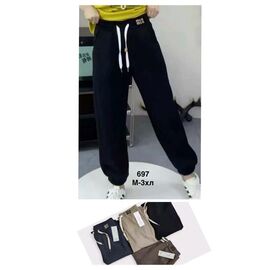 Штани спортивні жіночі 697 khaki р.M-3XL "WELL" недорого оптом від прямого постачальника