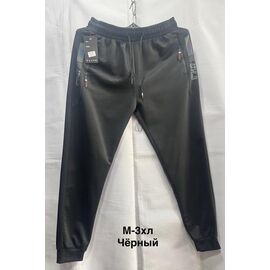 Фотография Штаны спортивные мужские 7301 black р.M-3XL "WELL" недорого оптом от прямого поставщика