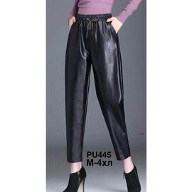 Жіночі штани PU444 black р.42-52 "WELL" недорого оптом від прямого постачальника