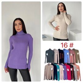 Фотография Гольф женский 16 mix р.46-50 "PALMIRA" недорого оптом от прямого поставщика