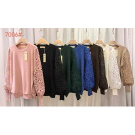 Фотография Свитер женский 7006 mix р.50-54 "PALMIRA" недорого оптом от прямого поставщика