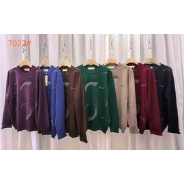 Фотография Свитер женский 7022 mix р.54-58 "PALMIRA" недорого оптом от прямого поставщика