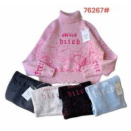 Фотография Свитер женский 76267 mix р.46-50 "PALMIRA" недорого оптом от прямого поставщика