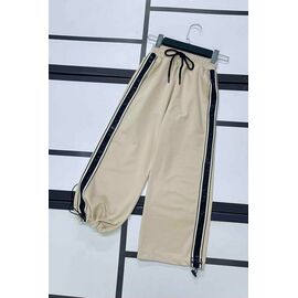 Штани дитячі спортивні на дівчинку 512 beige р.128-158 "Kosmy" недорого оптом від прямого постачальника