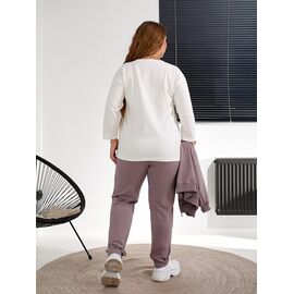 Фотография Костюм спортивный женский тёплый 6086 powder р.50-56 "OSKA" недорого оптом от прямого поставщика