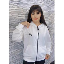 Кофта спортивна жіноча NW633 white р.50-52 "Newe" недорого оптом від прямого постачальника