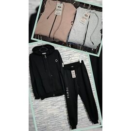 Костюм спортивний жіночий теплий NW658 l.grey р.L-3XL "Newe" недорого оптом від прямого постачальника