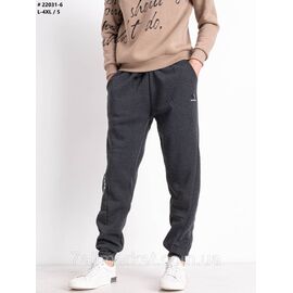 Спортивні штани чоловічі на манжеті/фліс розміри L-4XL (3 кв) "NICOLAS" недорого від прямого постачальника