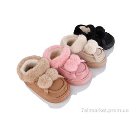 Тапки дитячі домашні Зима JHG8 mix (24) (24 пар р.30-35) "Lion-Lu" недорого оптом від прямого постачальника