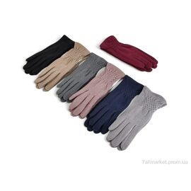 Фотография Перчатки женские Зима 286-3 mix (12 шт. р.сетка 6,5-8,5) "CAP" недорого оптом от прямого поставщика