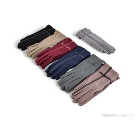 Фотография Перчатки женские Зима 286-7 mix (12 шт. р.сетка 6,5-8,5) "CAP" недорого оптом от прямого поставщика