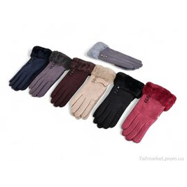 Фотография Перчатки женские Зима 279-2 mix (12 шт. р.сетка 6,5-8,5) "CAP" недорого оптом от прямого поставщика