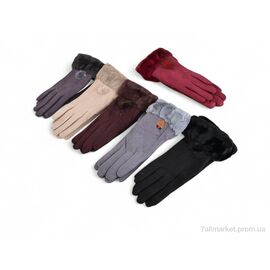 Фотография Перчатки женские Зима 279-3 mix (12 шт. р.сетка 6,5-8,5) "CAP" недорого оптом от прямого поставщика