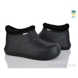 Калоші жіночі Весна/осінь M7004 чорний (8 пар р.37-41) "Golden Lion" недорого оптом від прямого постачальника