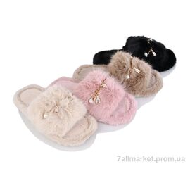 Фотография Тапки женские для дома зима GP10 mix (24 пар р.36-41) "Moli" недорого оптом от прямого поставщика