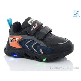 Фотография Кроссовки детские модные Весна/осень XF02-H5765-1 LED (8 пар р.27-32) "Xifa kids" недорого оптом от прямого поставщика