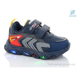 Фотография Кроссовки детские модные Весна/осень XF02-H5765-3 LED (8 пар р.27-32) "Xifa kids" недорого оптом от прямого поставщика