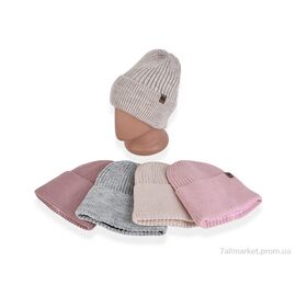 Жіноча шапка Зима KL2 mix (5 шт. р.сіткаOne size) "TUZZI" недорого оптом від прямого постачальника