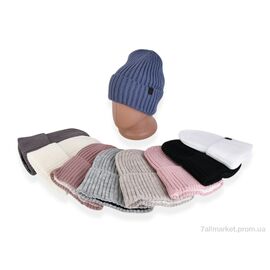 Жіноча шапка Зима KL6 mix (5 шт. р.сіткаOne size) "TUZZI" недорого оптом від прямого постачальника