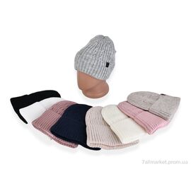 Жіноча шапка Зима KL8 mix (5 шт. р.сіткаOne size) "TUZZI" недорого оптом від прямого постачальника