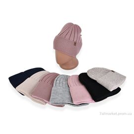 Жіноча шапка Зима KL11 mix (5 шт. р.сіткаOne size) "TUZZI" недорого оптом від прямого постачальника