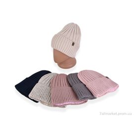 Жіноча шапка Зима KL18 mix (5 шт. р.сіткаOne size) "TUZZI" недорого оптом від прямого постачальника